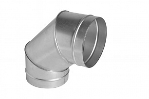 Отвод для круглых воздуховодов на 90°
