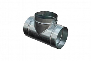 Тройник для круглых воздуховодов